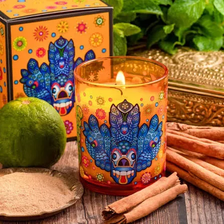 Scented Cinnamon Wax Candle